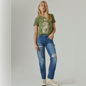 Lucky Brand Mid Rise Boy Jean❤️